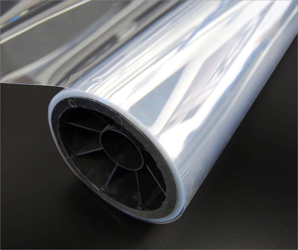 500 Gauge (.005" thick) MYLAR® WC Teijin Flexible Film 155°C, clear, 36" x 36 SY roll